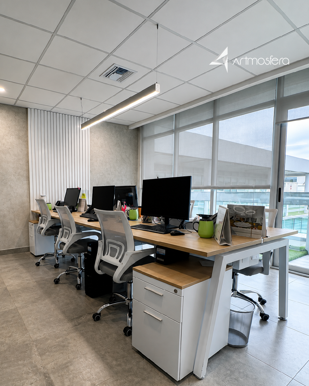 Diseno de oficina Evergreen - foto 6 Artmosfera